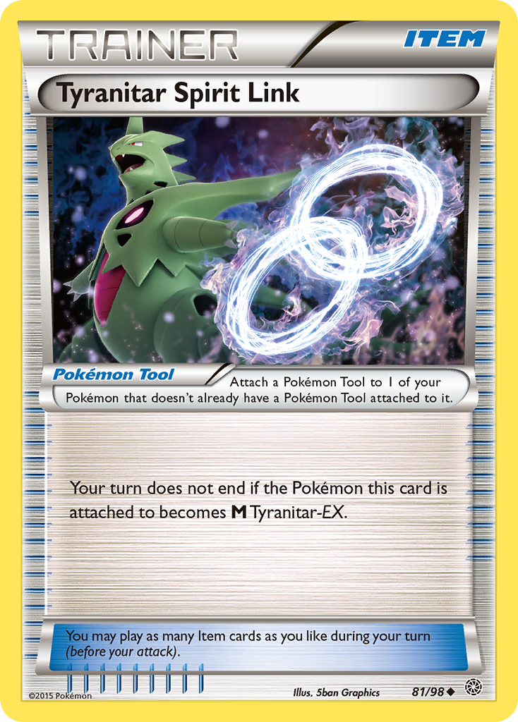 Tyranitar Spirit Link (81/98) [XY: Ancient Origins] | Odin's Place