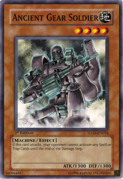 Ancient Gear Soldier [SD10-EN014] Common | Odin's Place