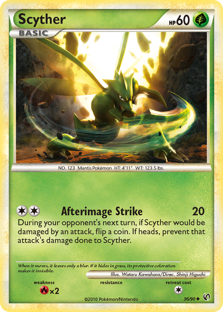 Scyther (36/90) [HeartGold & SoulSilver: Undaunted] | Odin's Place