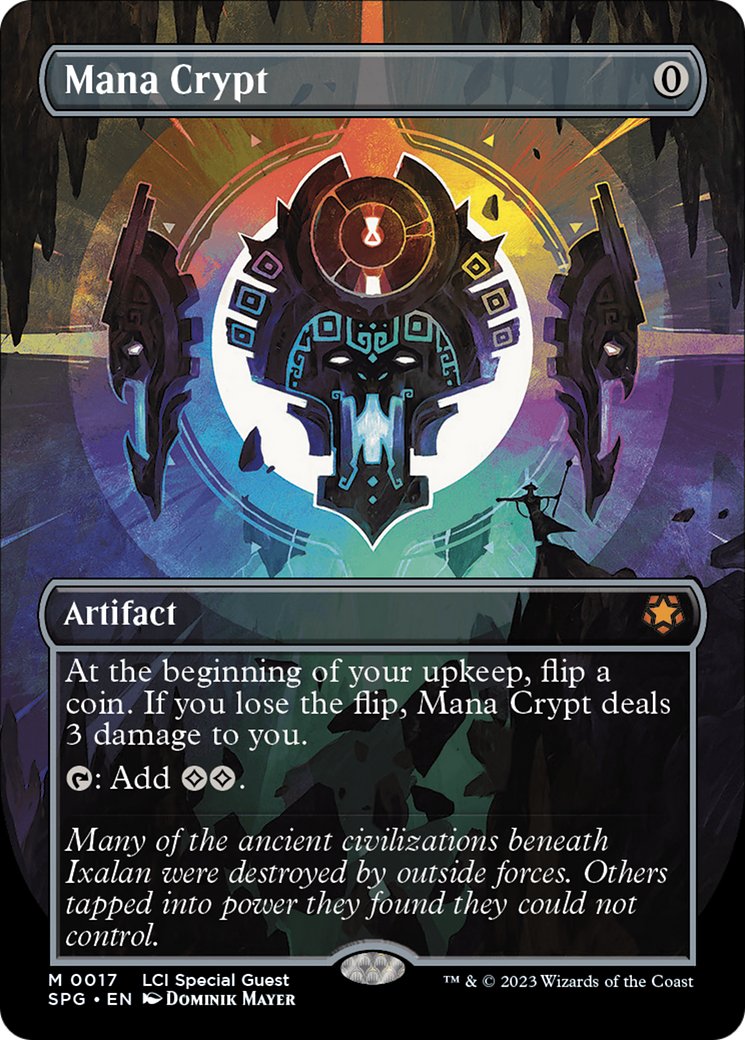 Mana Crypt (Borderless) [The Lost Caverns of Ixalan Special Guests] | Odin's Place