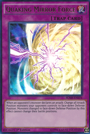 Quaking Mirror Force [BOSH-EN076] Ultra Rare | Odin's Place