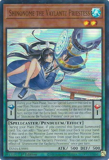 Shinonome the Vaylantz Priestess [TAMA-EN001] Ultra Rare | Odin's Place