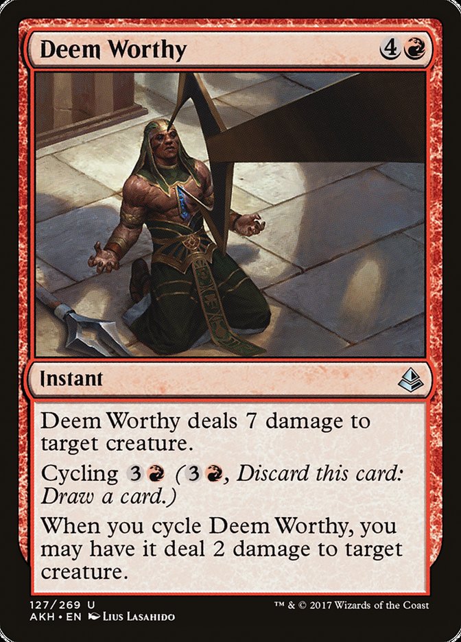 Deem Worthy (127) [Amonkhet] | Odin's Place