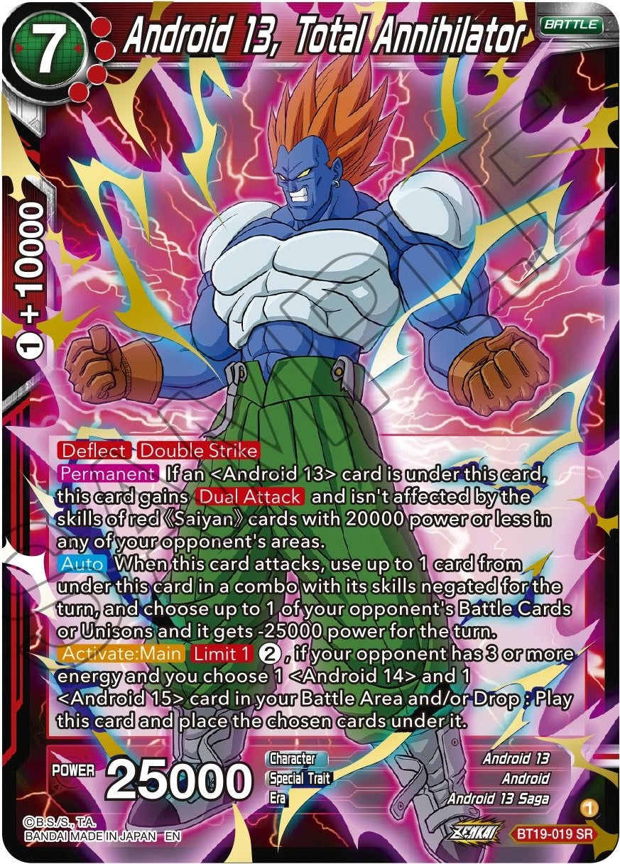 Android 13, Total Annihilator (BT19-019) [Fighter's Ambition] | Odin's Place