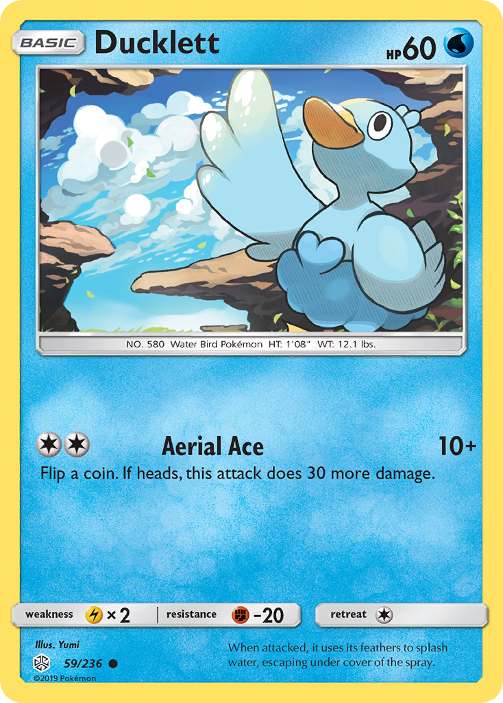 Ducklett (59/236) [Sun & Moon: Cosmic Eclipse] | Odin's Place