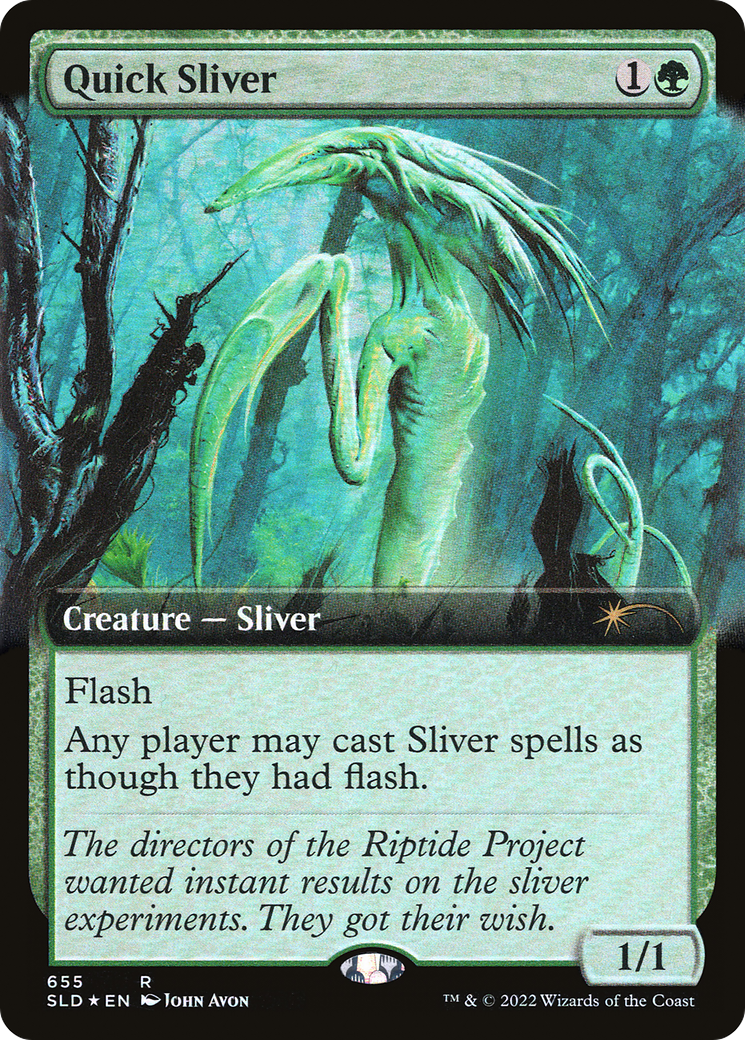 Quick Sliver (Extended Art) [Secret Lair Drop Promos] | Odin's Place