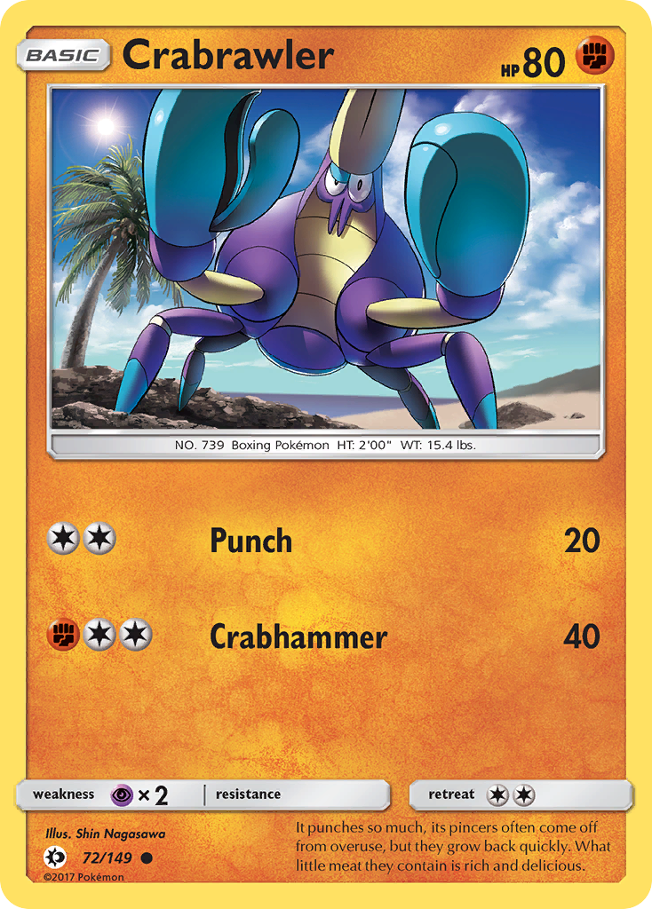Crabrawler (72/149) [Sun & Moon: Base Set] | Odin's Place