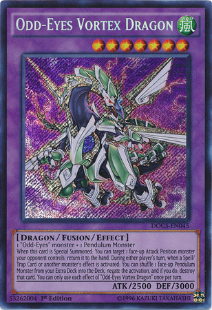 Odd-Eyes Vortex Dragon [DOCS-EN045] Secret Rare | Odin's Place