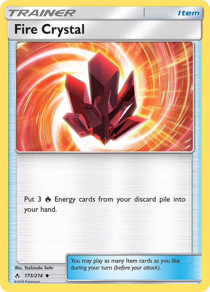 Fire Crystal (173/214) [Sun & Moon: Unbroken Bonds] | Odin's Place
