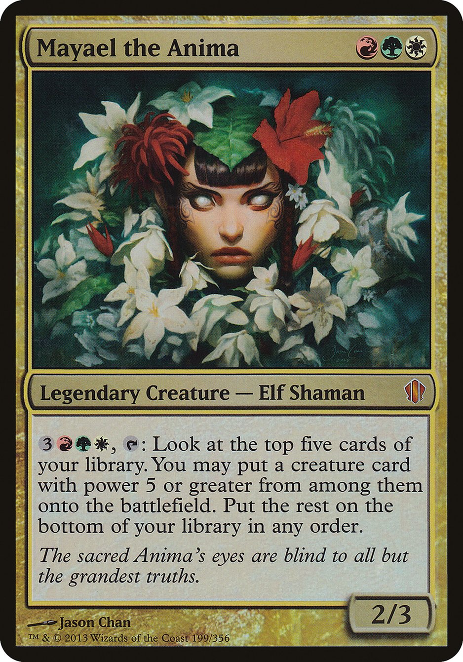 Mayael the Anima (199) (Oversized) [Commander 2013 Oversized] | Odin's Place