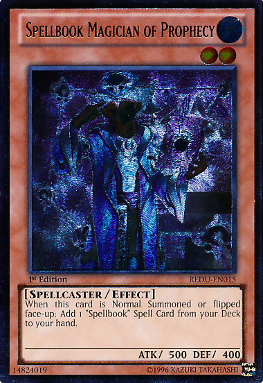 Spellbook Magician of Prophecy [REDU-EN015] Ultimate Rare | Odin's Place