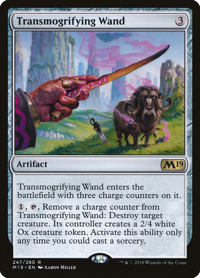 Transmogrifying Wand (247) [Core Set 2019] | Odin's Place