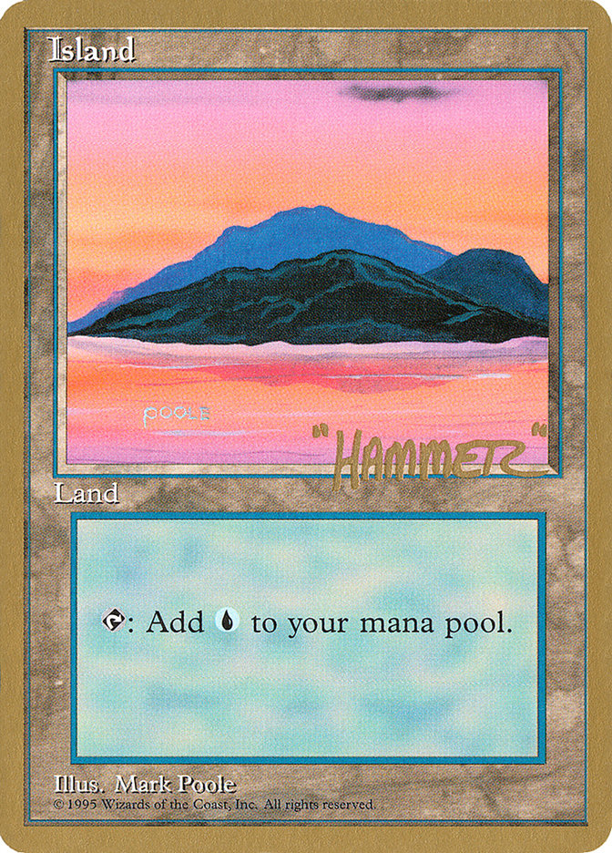 Island (shr369) (Shawn "Hammer" Regnier) [Pro Tour Collector Set] | Odin's Place