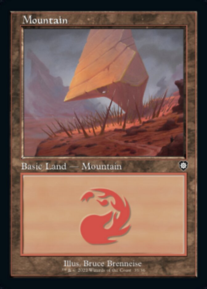 Mountain (035) (Retro) [The Brothers' War Commander] | Odin's Place