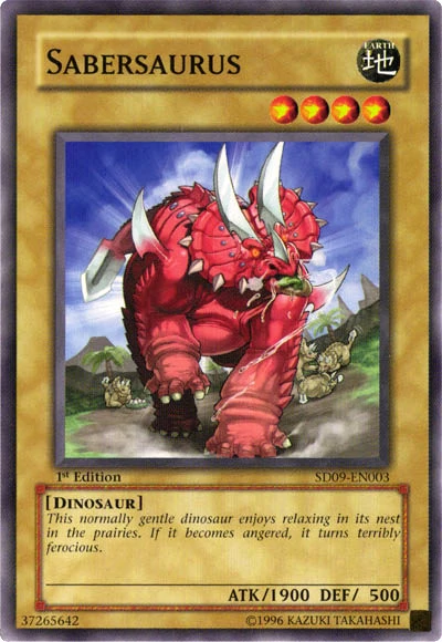 Sabersaurus [SD09-EN003] Common | Odin's Place