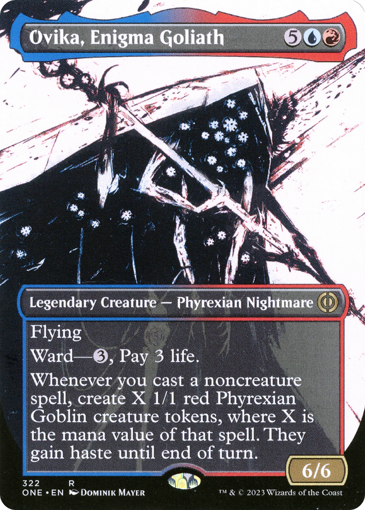 Ovika, Enigma Goliath (Borderless Ichor) [Phyrexia: All Will Be One] | Odin's Place