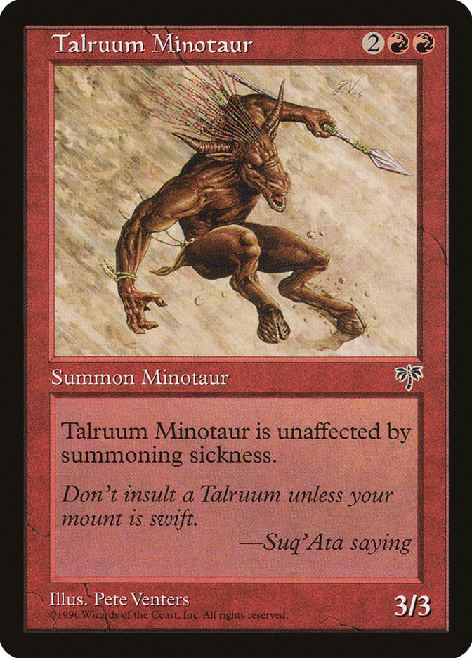 Talruum Minotaur (196) [Mirage] | Odin's Place