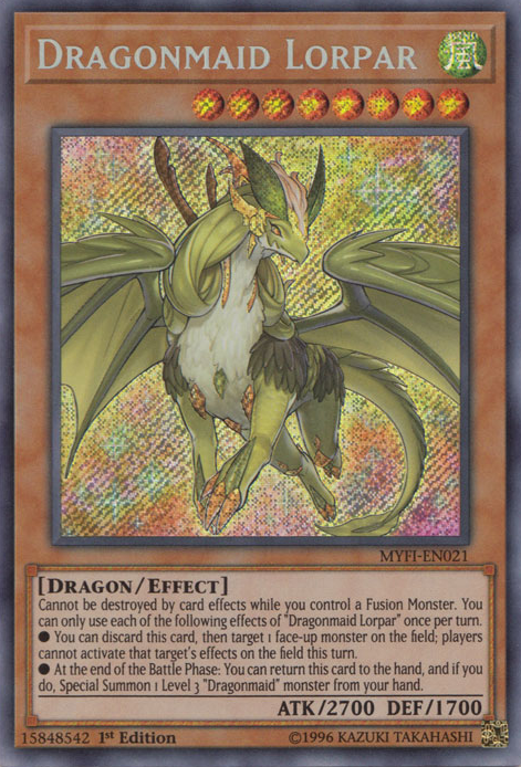 Dragonmaid Lorpar [MYFI-EN021] Secret Rare | Odin's Place