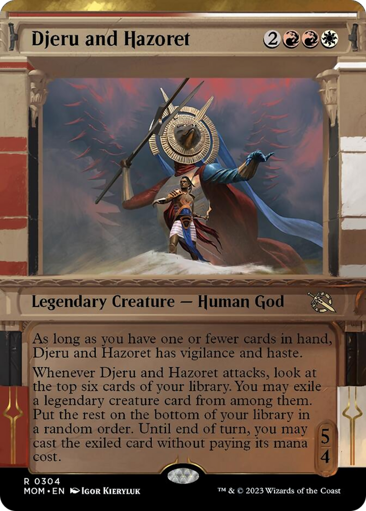 Djeru and Hazoret (Showcase Planar Booster Fun) [March of the Machine] | Odin's Place