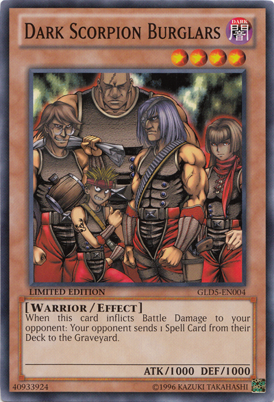 Dark Scorpion Burglars [GLD5-EN004] Common | Odin's Place