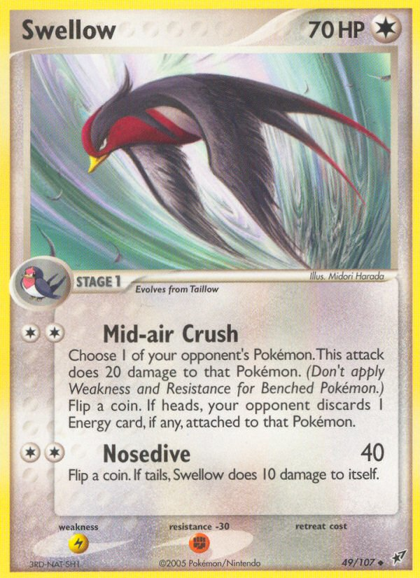 Swellow (49/107) [EX: Deoxys] | Odin's Place