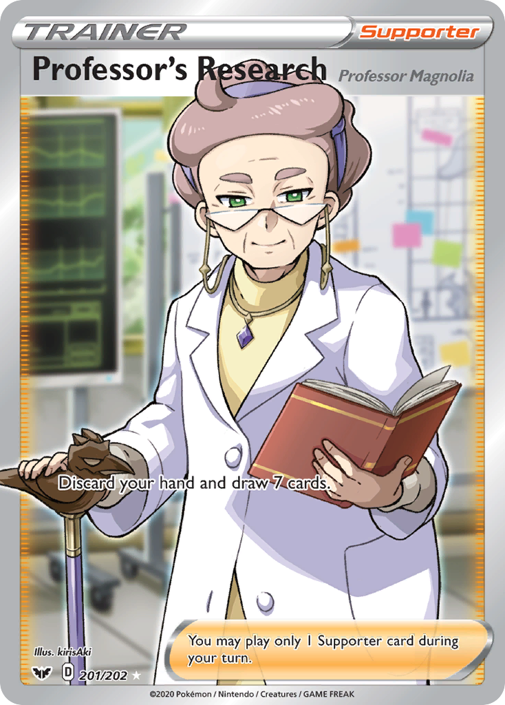 Professor's Research (201/202) (Professor Magnolia) [Sword & Shield: Base Set] | Odin's Place