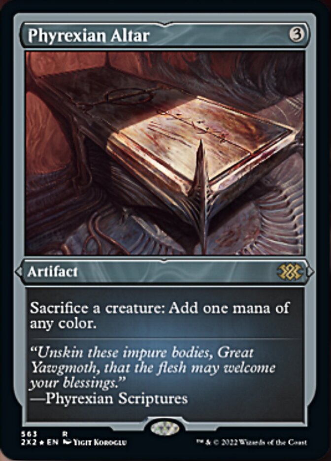 Phyrexian Altar (Foil Etched) [Double Masters 2022] | Odin's Place