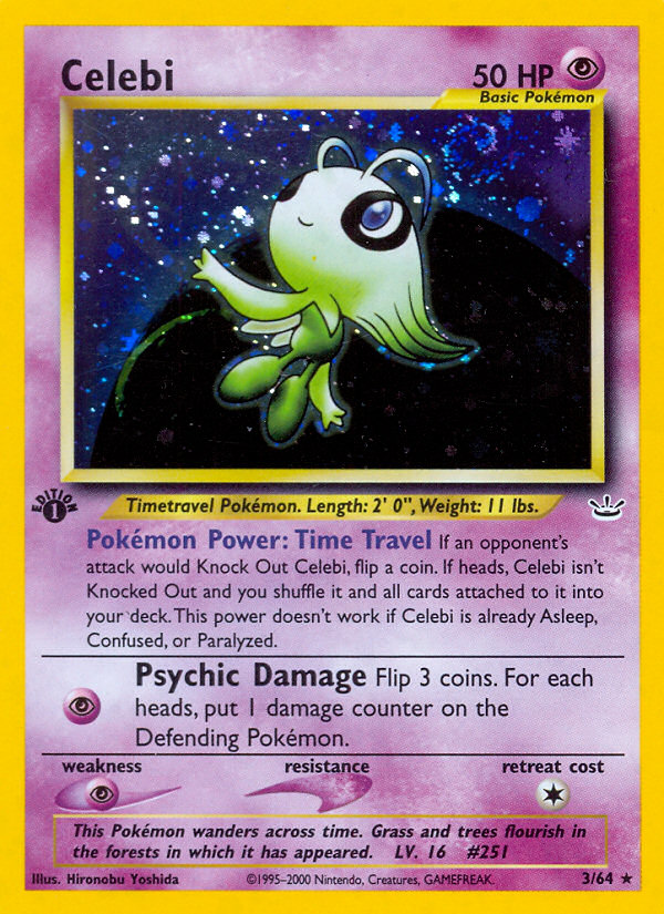 Celebi (3/64) [Neo Revelation 1st Edition] | Odin's Place