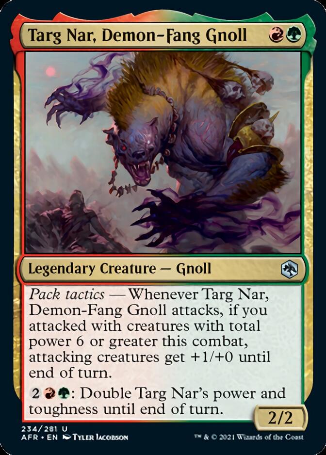 Targ Nar, Demon-Fang Gnoll [Dungeons & Dragons: Adventures in the Forgotten Realms] | Odin's Place