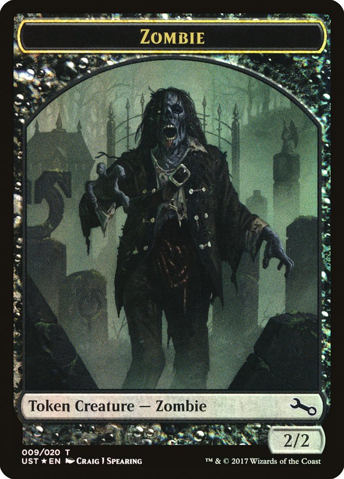 Zombie // Zombie Double-Sided Token (9) [Unstable Tokens] | Odin's Place