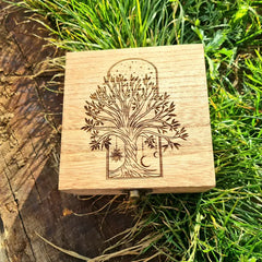 Critit Etched Dice Box Square Assorted Styles | Odin's Place