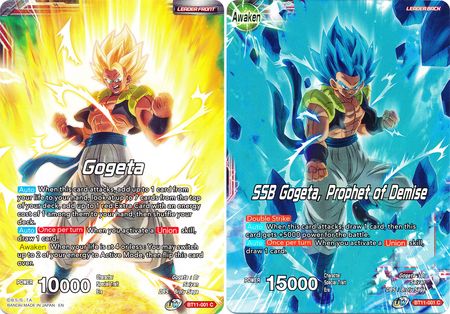 Gogeta // SSB Gogeta, Prophet of Demise (BT11-001) [Vermilion Bloodline] | Odin's Place
