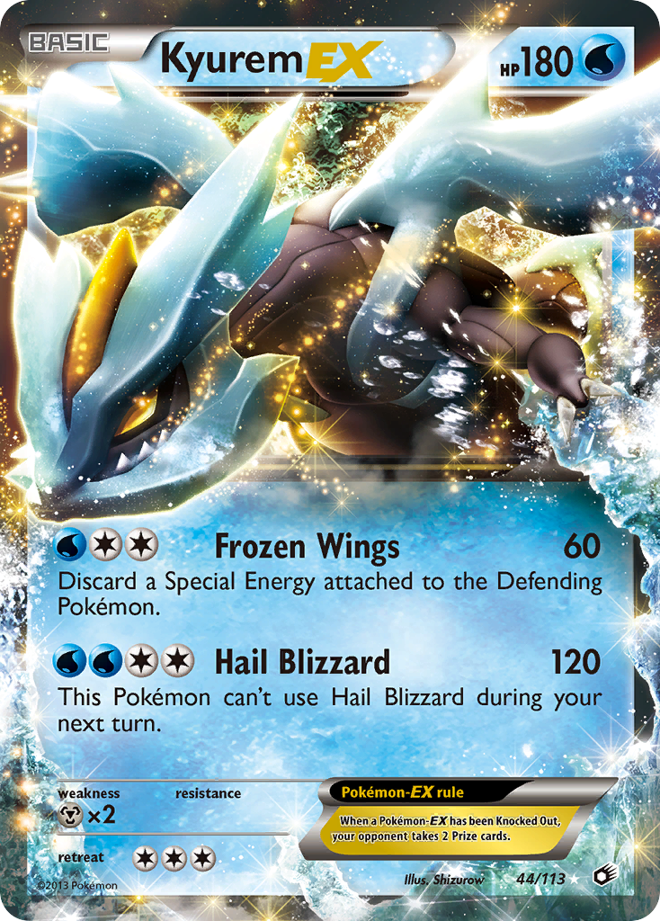 Kyurem EX (44/113) [Black & White: Legendary Treasures] | Odin's Place