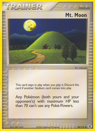 Mt. Moon (94/112) [EX: FireRed & LeafGreen] | Odin's Place