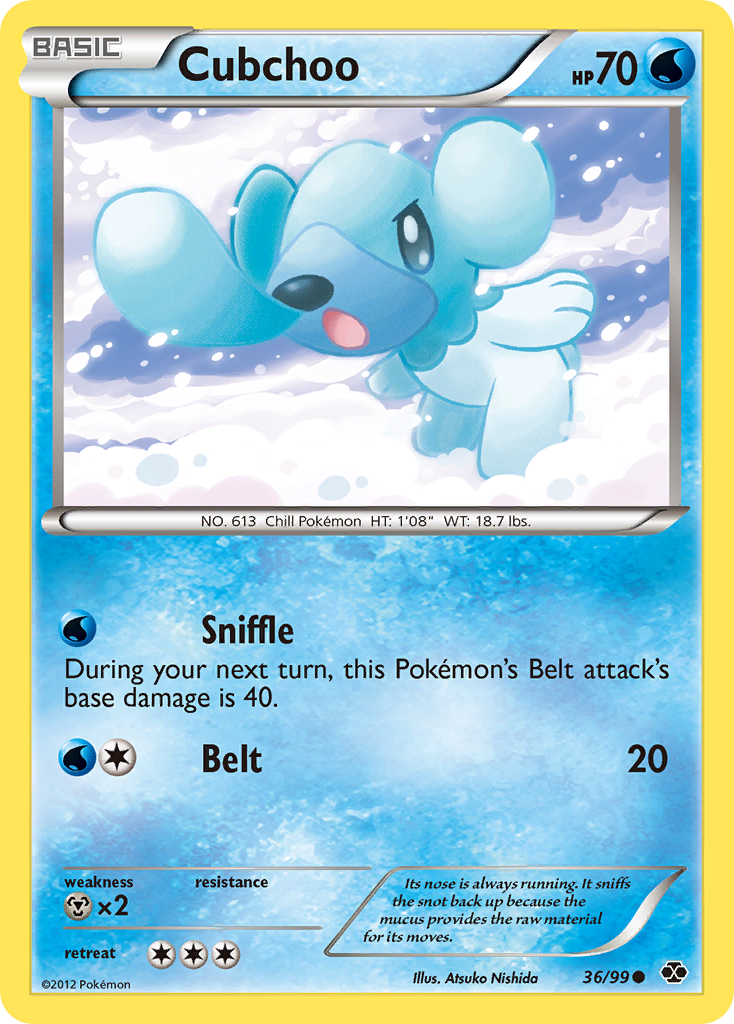 Cubchoo (36/99) [Black & White: Next Destinies] | Odin's Place