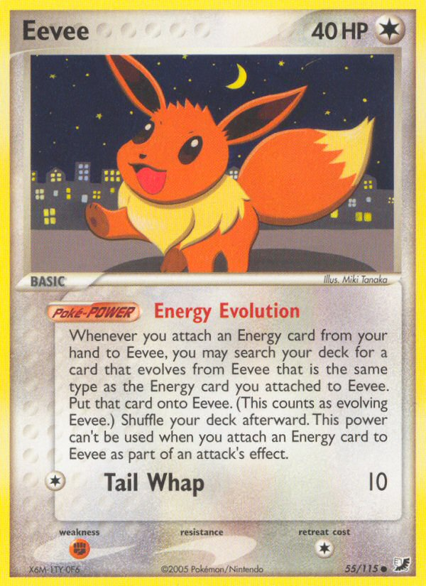 Eevee (55/115) [EX: Unseen Forces] | Odin's Place