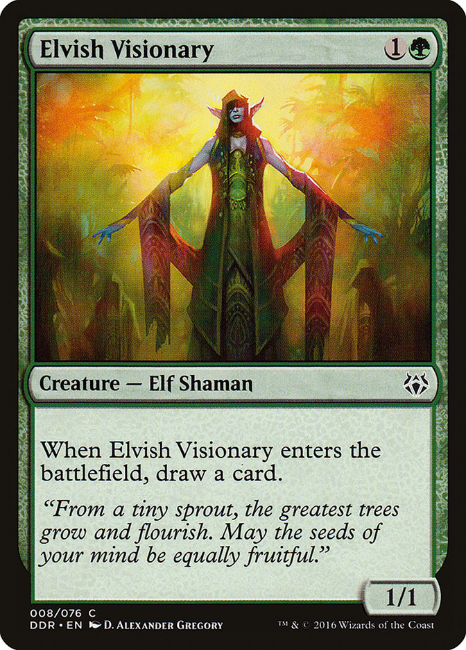 Elvish Visionary (8) [Duel Decks: Nissa vs. Ob Nixilis] | Odin's Place