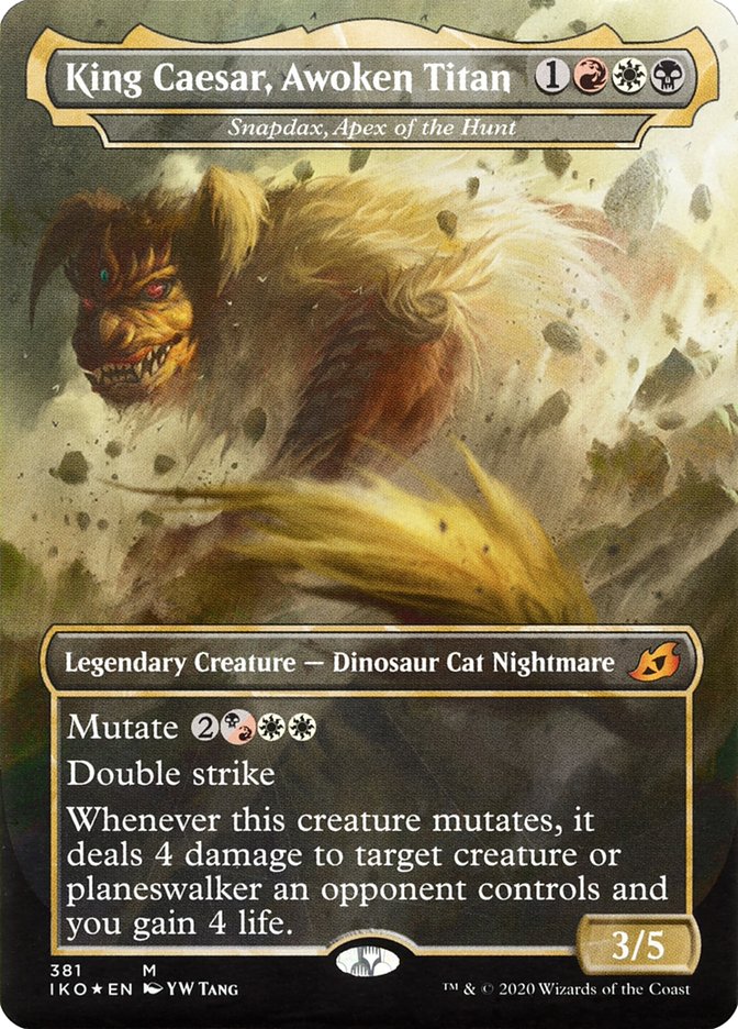Snapdax, Apex of the Hunt - King Caesar, Awoken Titan (Godzilla Series) [Ikoria: Lair of Behemoths] | Odin's Place