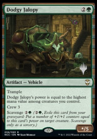 Dodgy Jalopy (Promo Pack) [Streets of New Capenna Commander Promos] | Odin's Place