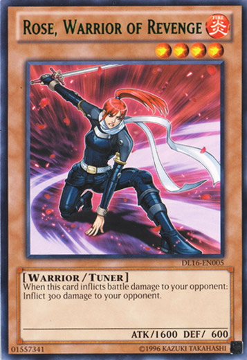 Rose, Warrior of Revenge (Green) [DL16-EN005] Rare | Odin's Place