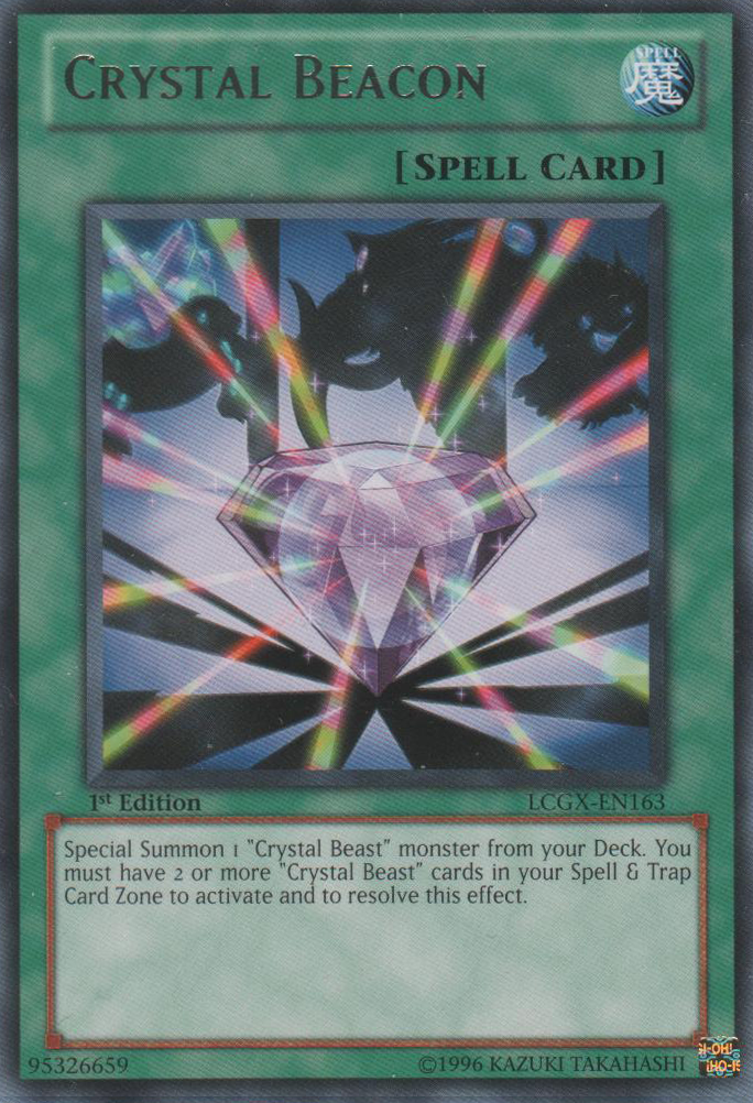 Crystal Beacon [LCGX-EN163] Rare | Odin's Place
