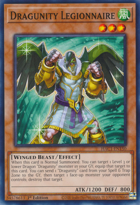 Dragunity Legionnaire [HAC1-EN150] Common | Odin's Place
