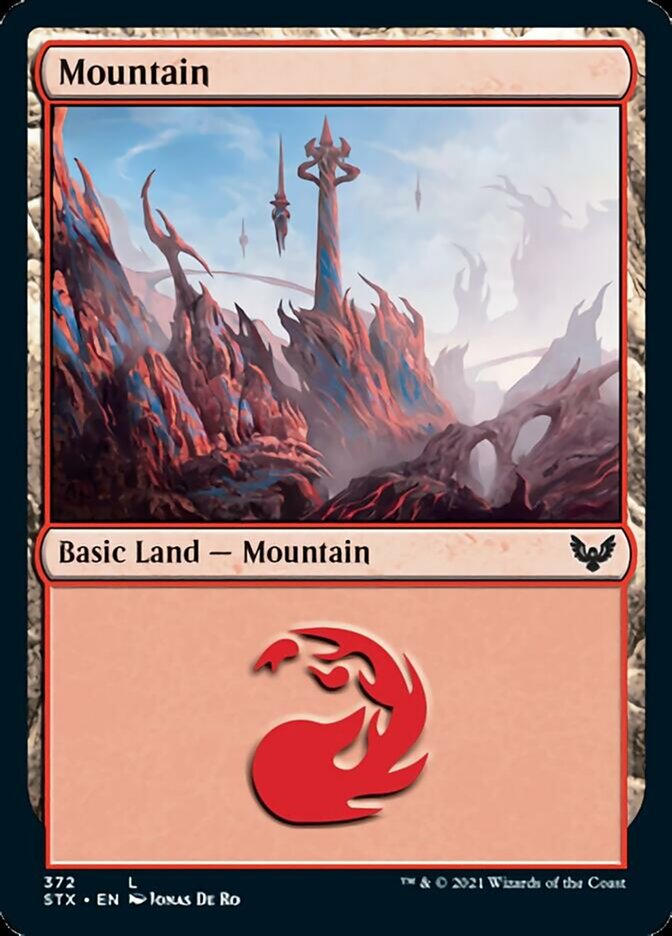 Mountain (372) [Strixhaven: School of Mages] | Odin's Place