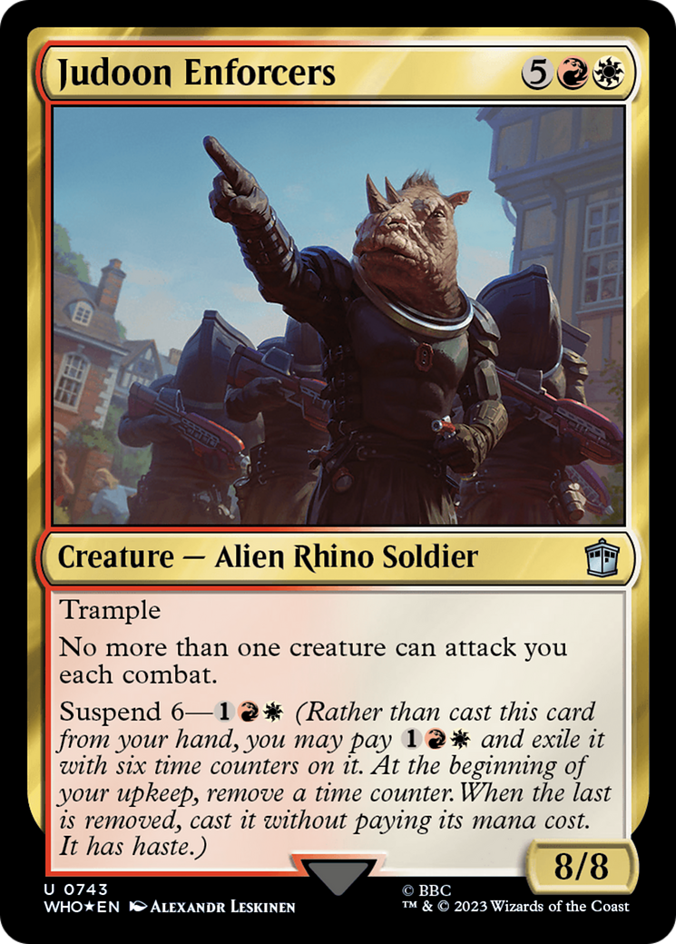 Judoon Enforcers (Surge Foil) [Doctor Who] | Odin's Place