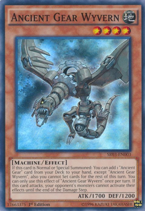 Ancient Gear Wyvern [SR03-EN003] Super Rare | Odin's Place