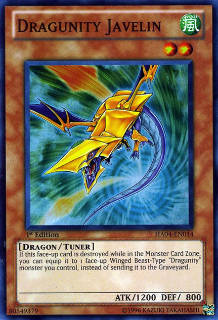 Dragunity Javelin [HA04-EN014] Super Rare | Odin's Place