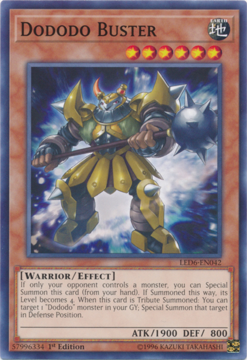Dododo Buster [LED6-EN042] Common | Odin's Place