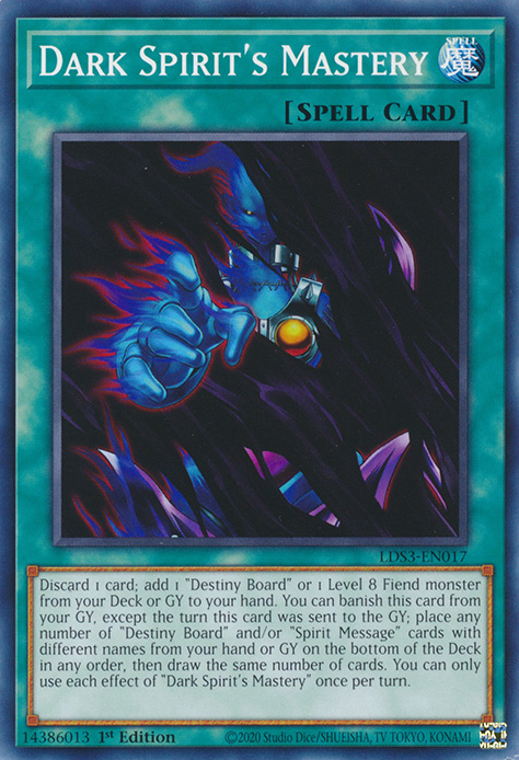 Dark Spirit's Mastery [LDS3-EN017] Common | Odin's Place