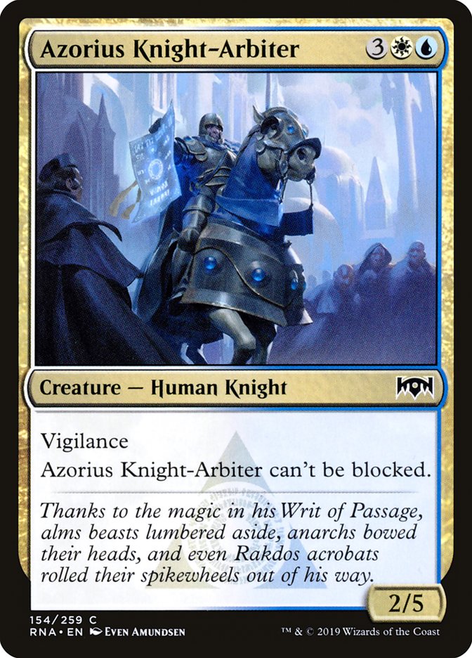 Azorius Knight-Arbiter (154) [Ravnica Allegiance] | Odin's Place
