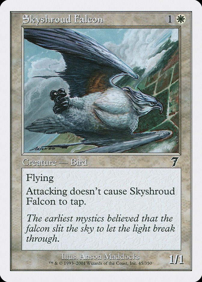 Skyshroud Falcon (45) [Seventh Edition] | Odin's Place